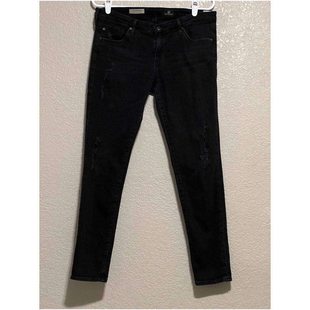 Ag Adriano Goldschmied Distressed The Legging Ankle Super Skinny Ankle Jeans
